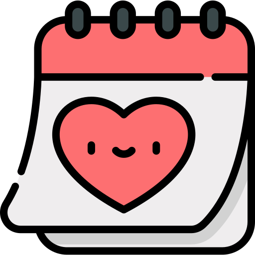 Calendario Iconos Gratis De Amor Y Romance 0906