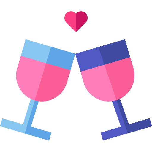 Wine Basic Straight Flat icon