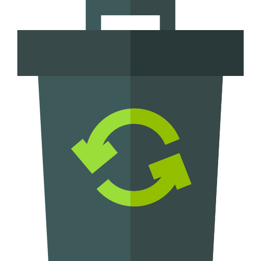 Trash Basic Straight Flat icon