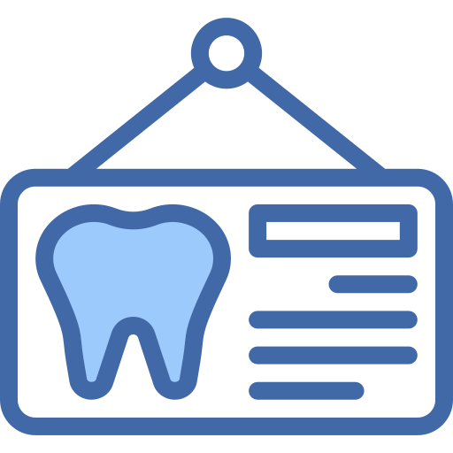 clínica dental icono gratis