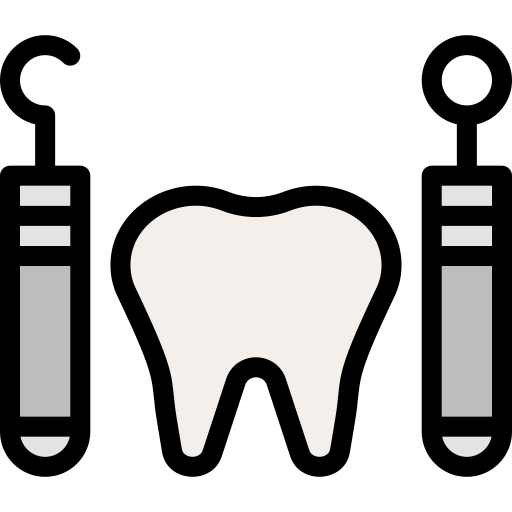 herramientas de dentista icono gratis