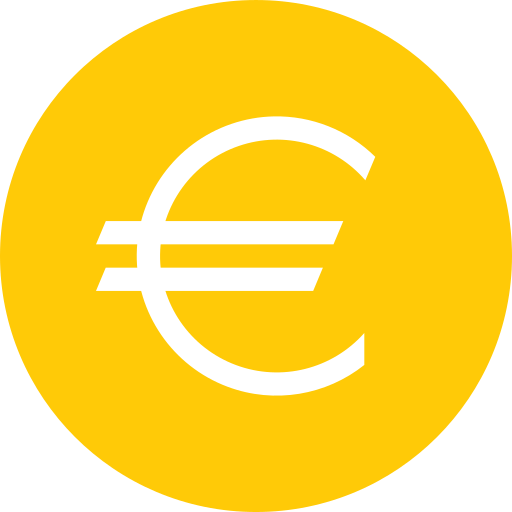 euro icono gratis