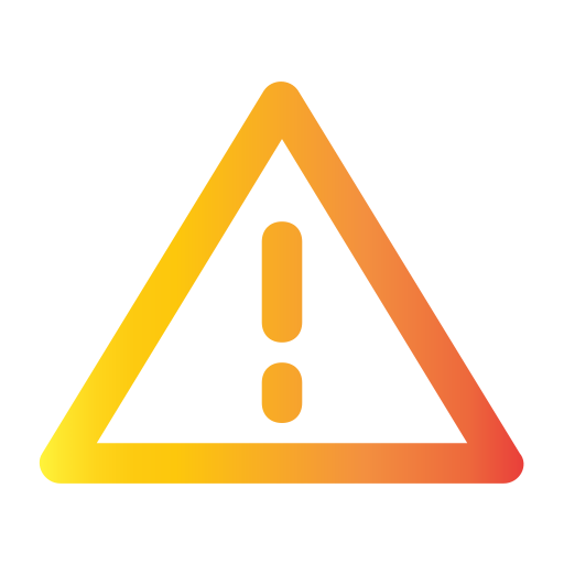 Warning free icon