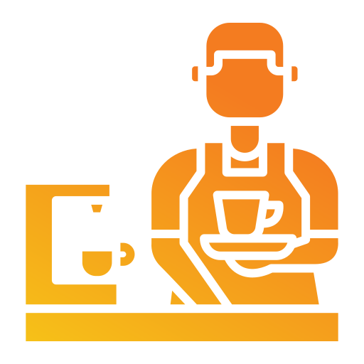 barista grátis ícone