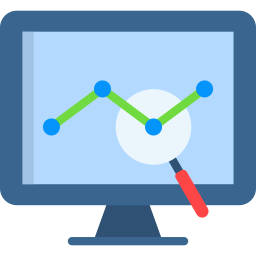 investigación de mercado icono gratis