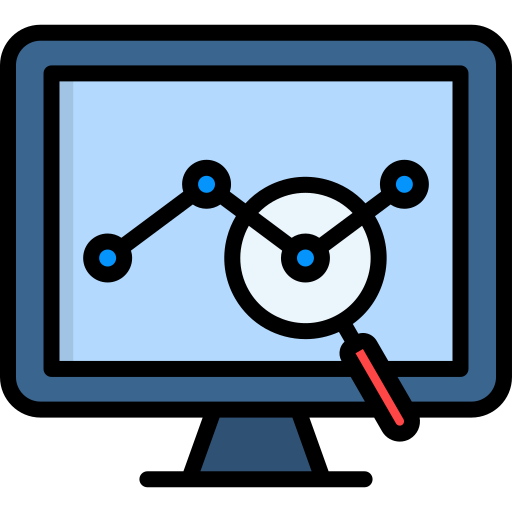 investigación de mercado icono gratis