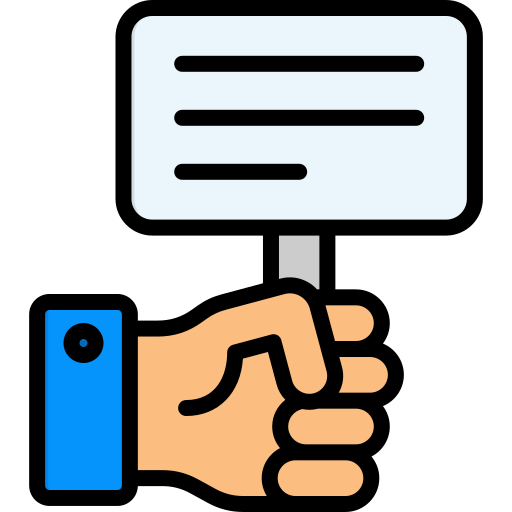 Slogan free icon