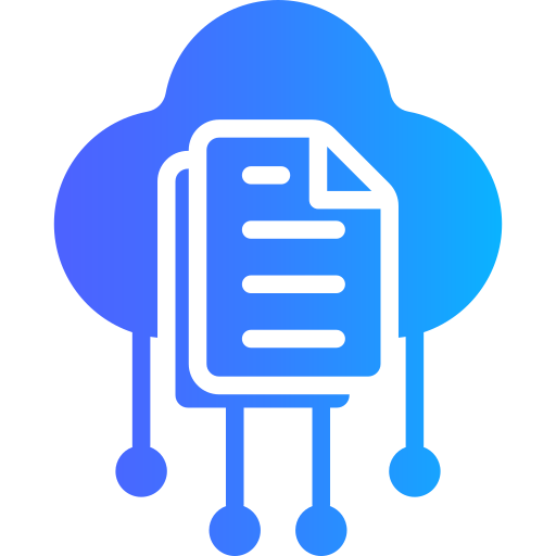 datos en la nube icono gratis