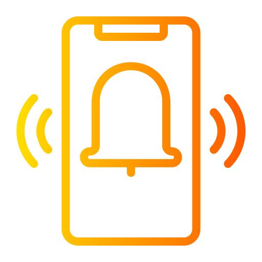 campana de notificación icono gratis