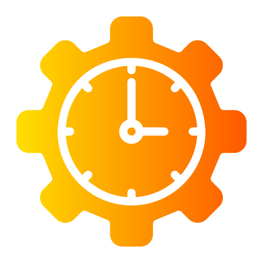 gestión del tiempo icono gratis