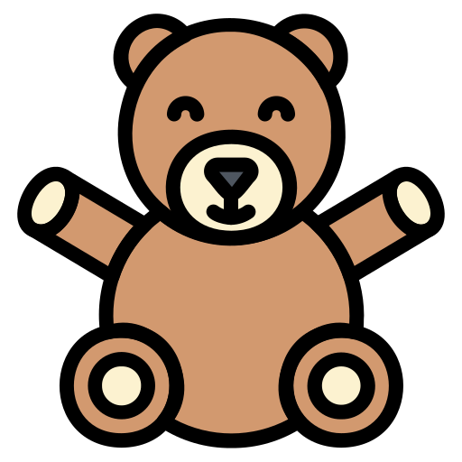 oso de peluche icono gratis