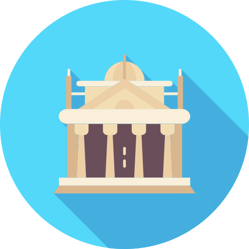 panteón icono gratis