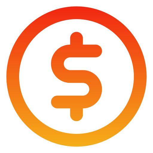 dólar estadounidense icono gratis