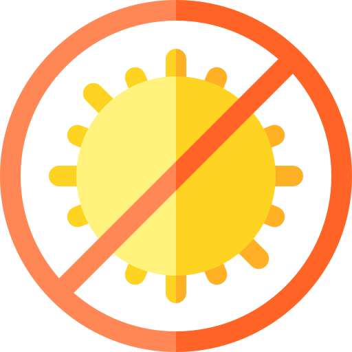 No sun - Free signaling icons