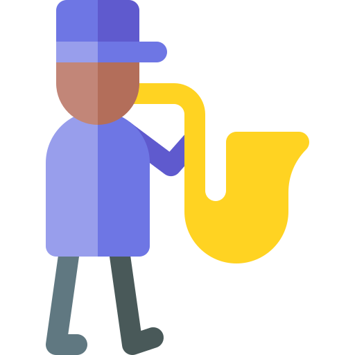 saxofonista icono gratis