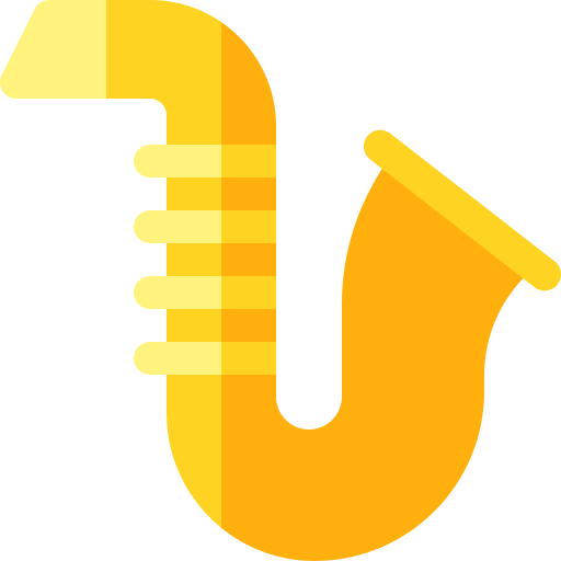 saxofón icono gratis