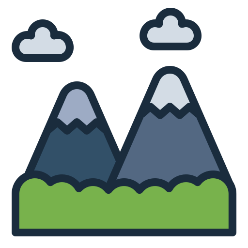 montagne Icône gratuit
