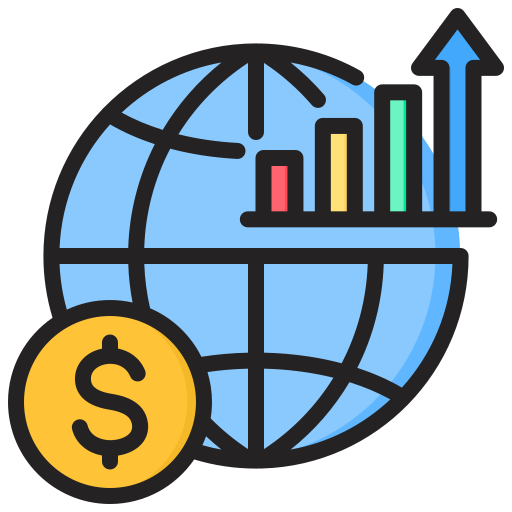 economía icono gratis