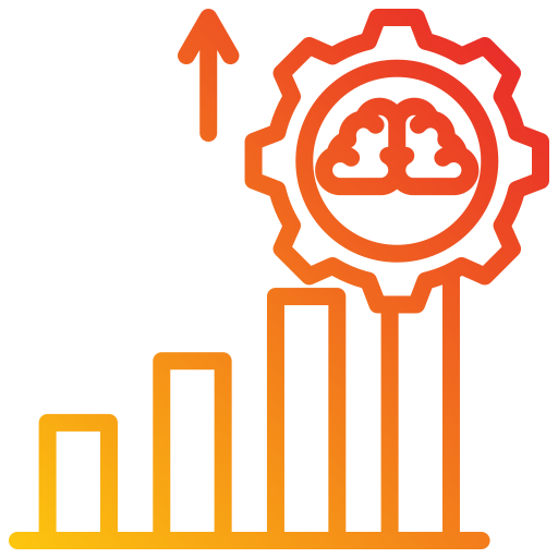 inteligencia de negocio icono gratis