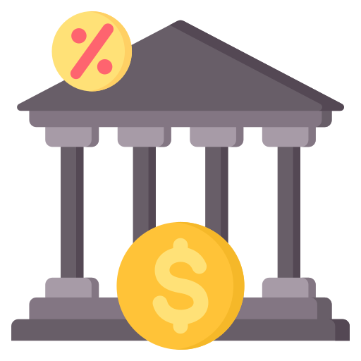 tarifa bancaria icono gratis