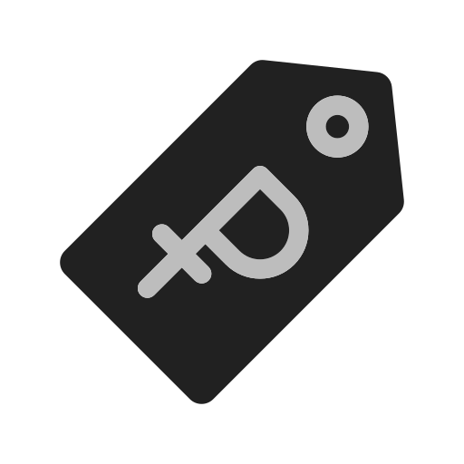 Tag free icon Tag free icon
