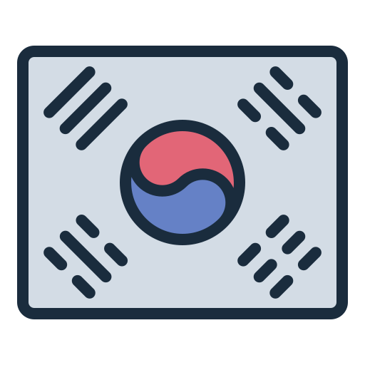 corea del sur icono gratis