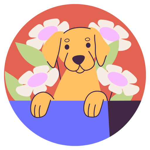 Dog free sticker Dog free sticker