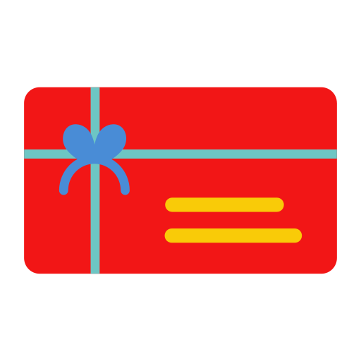 tarjeta de regalo icono gratis