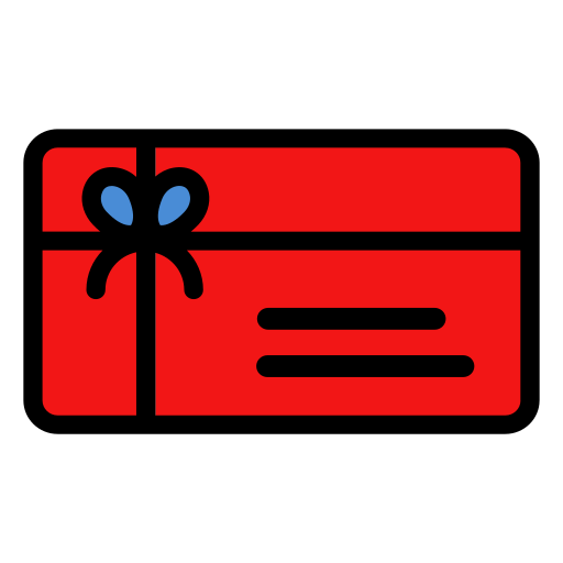 tarjeta de regalo icono gratis