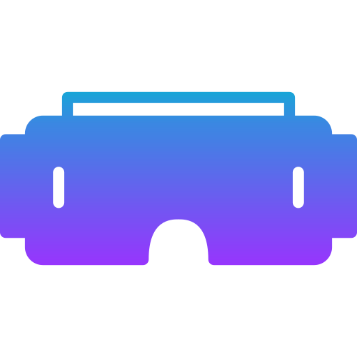 gafas de realidad virtual icono gratis