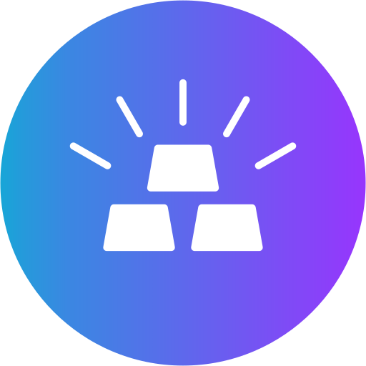 barra de oro icono gratis