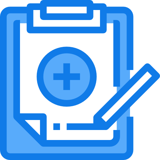 historial médico icono gratis