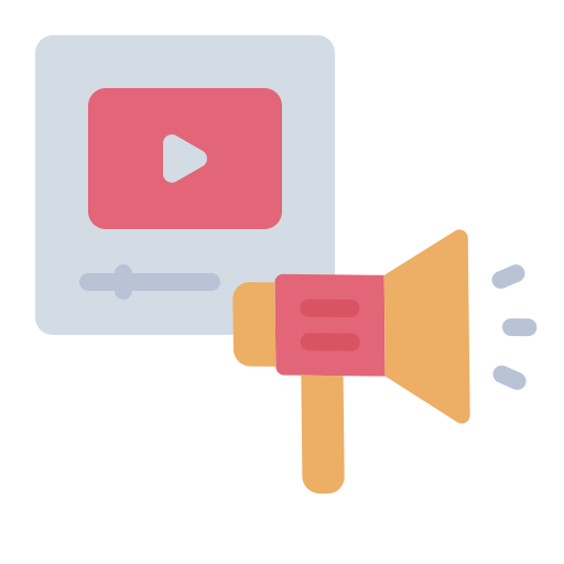 vídeo marketing icono gratis