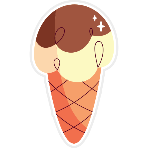 cucurucho de helado gratis sticker