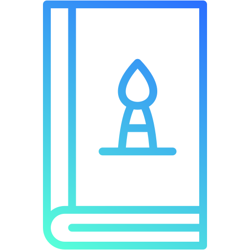 libro de arte icono gratis
