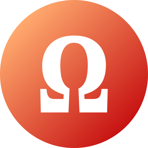 omega icono gratis