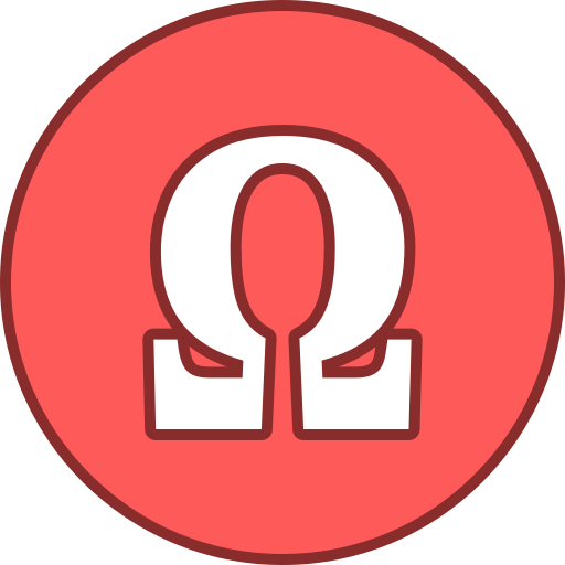 omega icono gratis