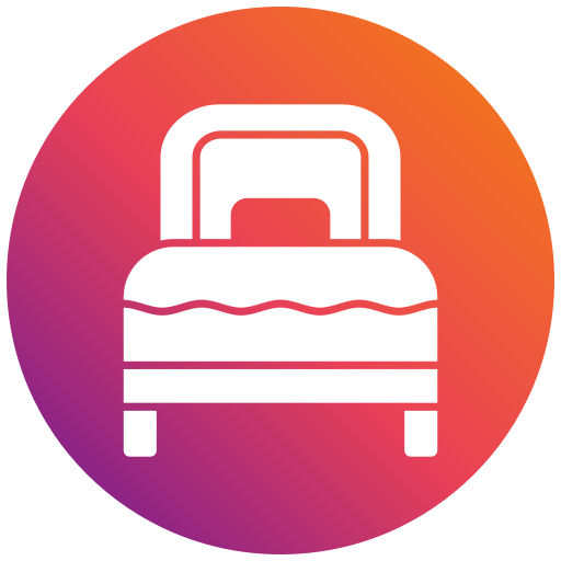 cama individual icono gratis