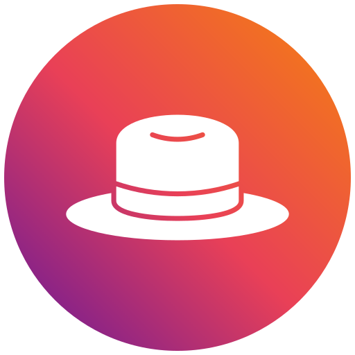 sombrero de fieltro icono gratis