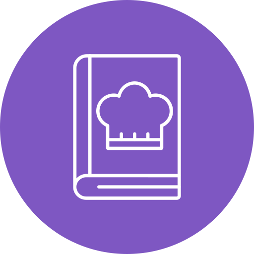 Книга рецептов бесплатно иконка Книга рецептов бесплатно иконка
