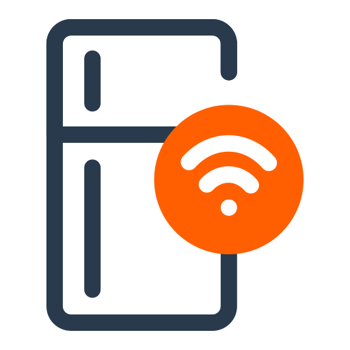 Smart refrigerator free icon