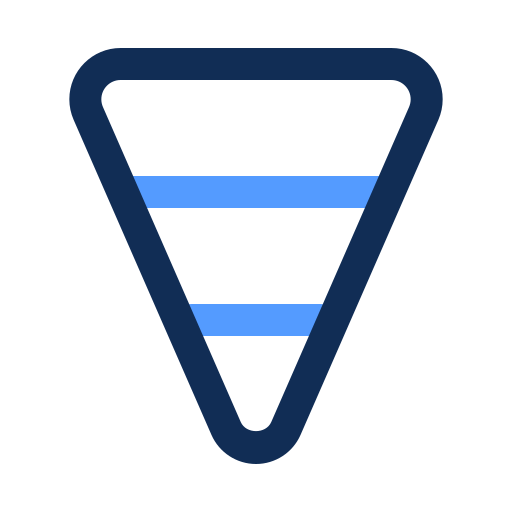 embudo de ventas icono gratis