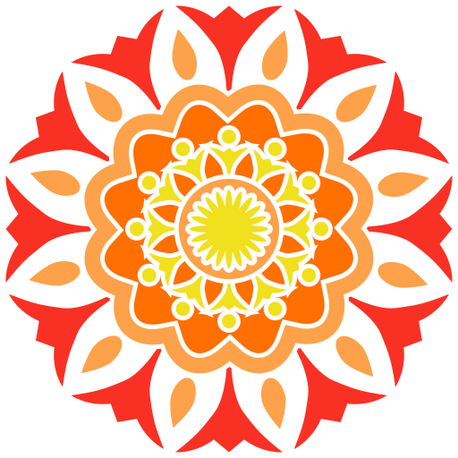 mándala icono gratis