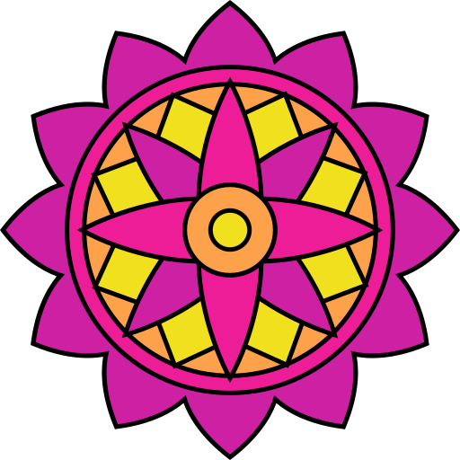 mandala Icône gratuit mandala Icône gratuit