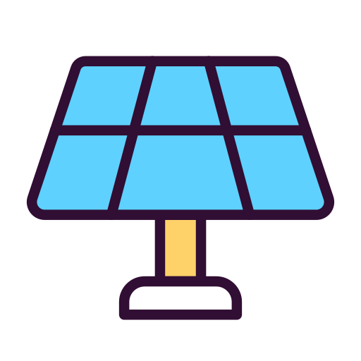 panel solar icono gratis