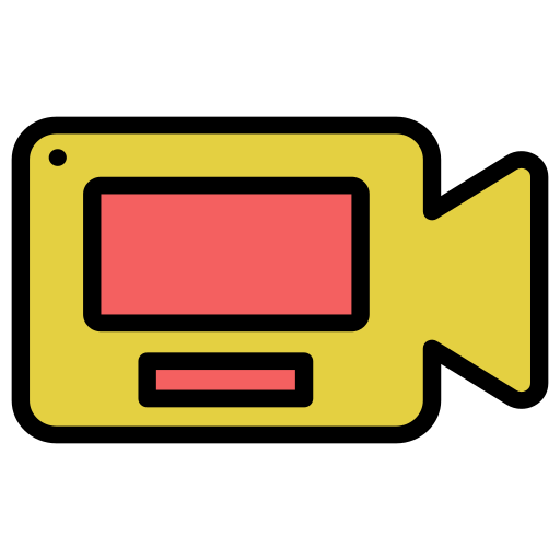 cámara de video icono gratis