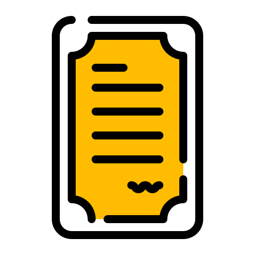 certificado icono gratis