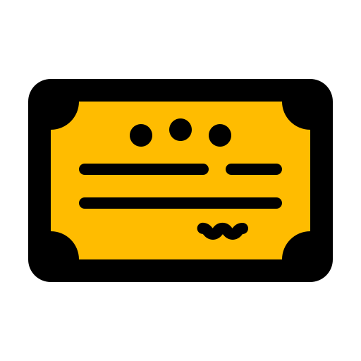 certificado icono gratis