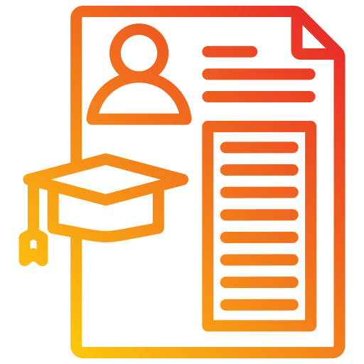 Curriculum Generic gradient outline icon