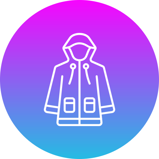 impermeable icono gratis